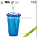 Double wall kids plastic tumbler